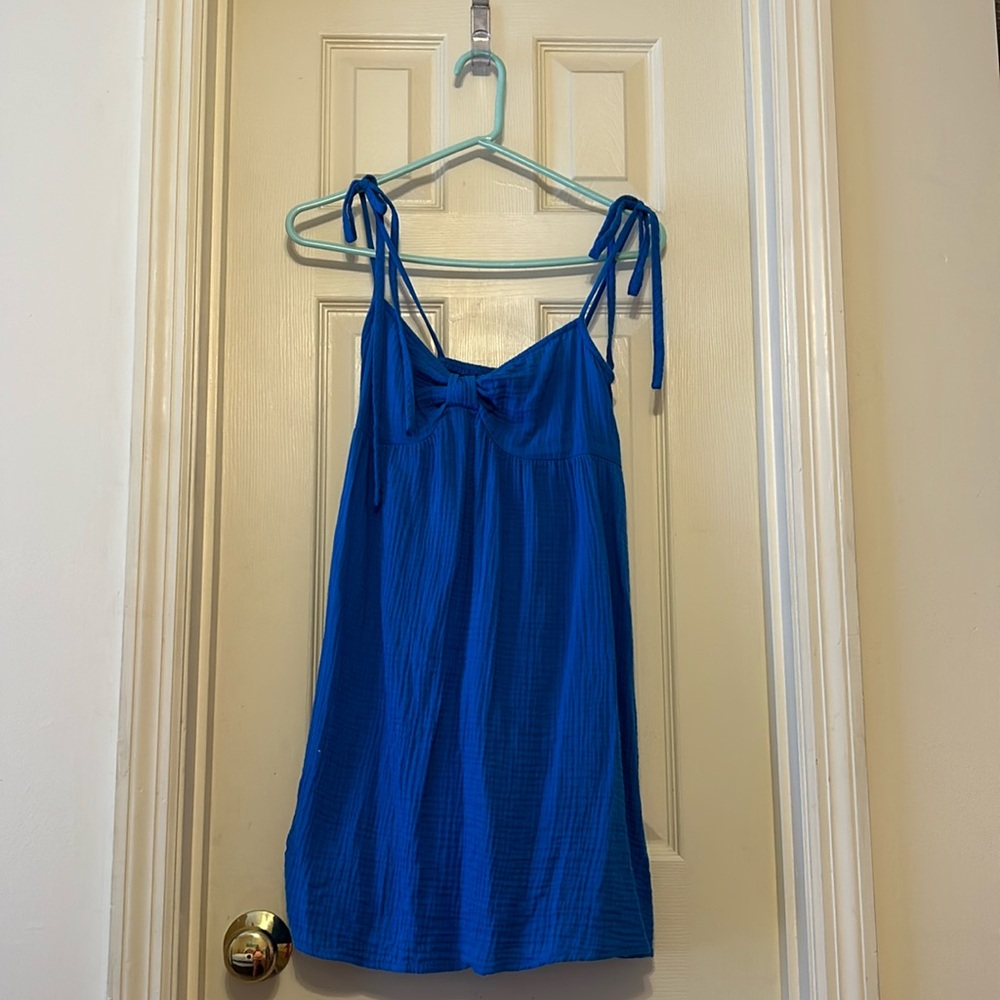 Blue sundress